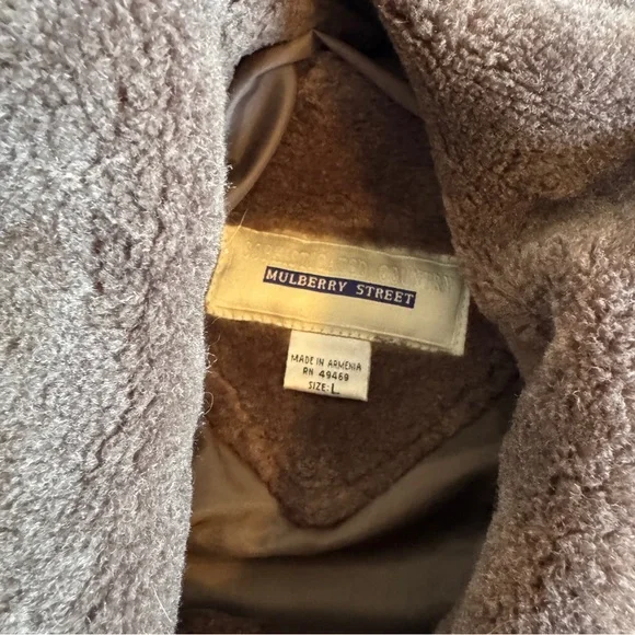 Mulberry Street Fuzzy Brown Jacket - Picture 4 of 5